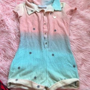 Pajama romper sample